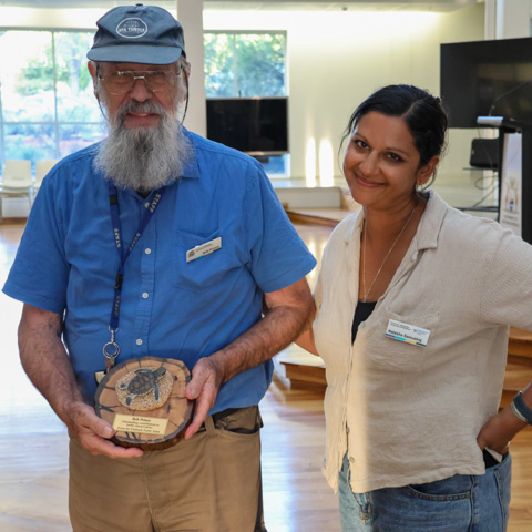 Bob Prince and Natasha Samuelraj at the NWSFTCP volunteer celebration