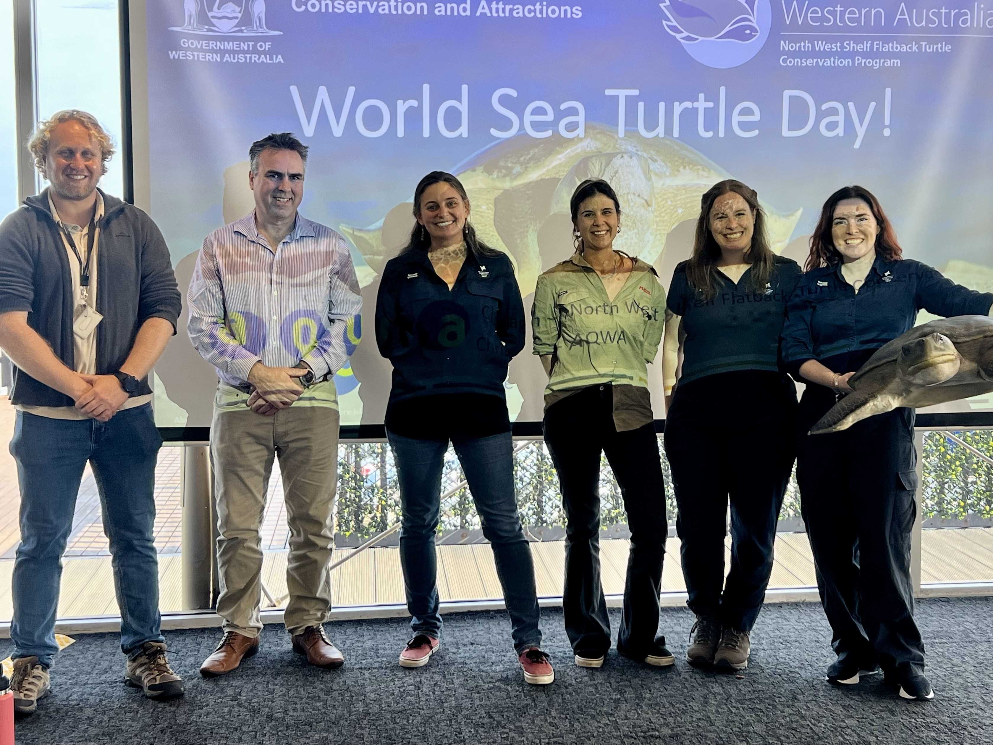 NWSFTCP staff at World Sea Turtle Day 2025